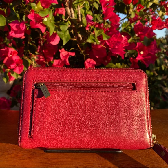 FOSSIL Zip Around Wallet Wristlet - Picture 2 of 6